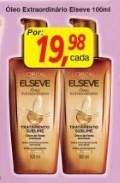 Supermercados Guanabara Oleo Extraordinario Elseve 100ml oferta