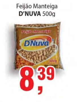 Supermercados Mundial Feijao Manteiga D'nuva 500g oferta