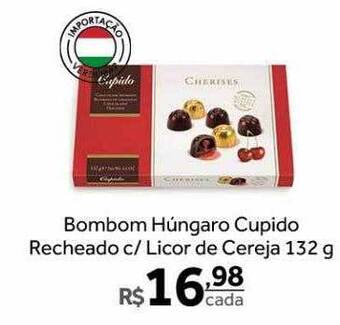 Verdemar Supermercado Bombom húngaro cupido recheado c licor de cereja oferta
