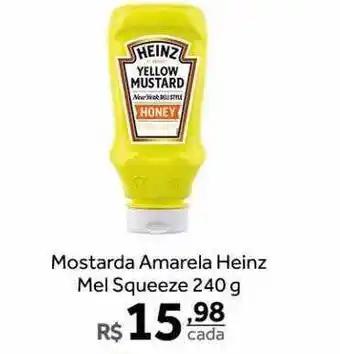 Verdemar Supermercado Mostarda amarela heinz mel squeeze oferta