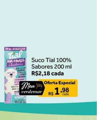 Verdemar Supermercado Suco tial 100% sabores oferta