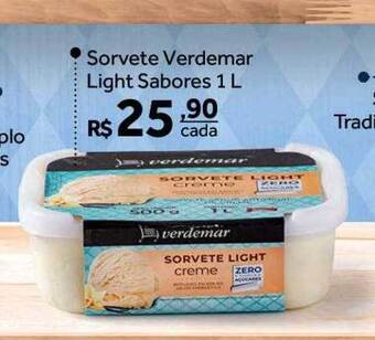 Verdemar Supermercado Sorvete verdemar light sabores oferta
