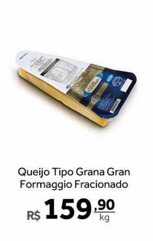 Verdemar Supermercado Queijo tipo grana gran formaggio fracionado oferta