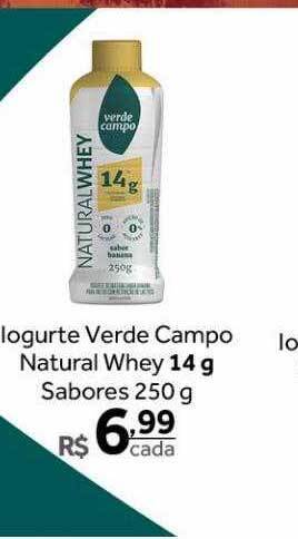 Verdemar Supermercado Iogurte verde campo natural whey sabores oferta