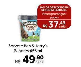 Verdemar Supermercado Sorvete ben & jerry's sabores oferta