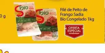 Verdemar Supermercado Filé de peito de frango sadia bio congelado oferta