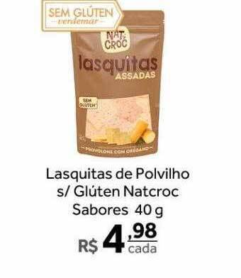Verdemar Supermercado Lasquitas de polvilho s glúten natcroc sabores oferta