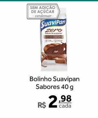 Verdemar Supermercado Bolinho suavipan sabores oferta