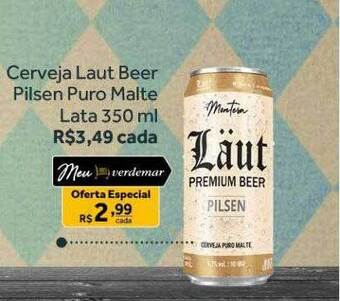 Verdemar Supermercado Cerveja laut beer pilsen puro malte oferta