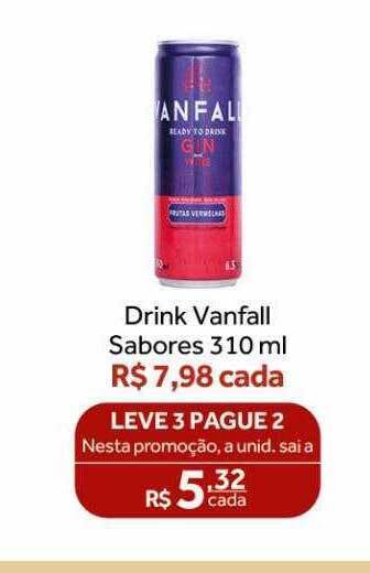Verdemar Supermercado Drink vanfall sabores oferta