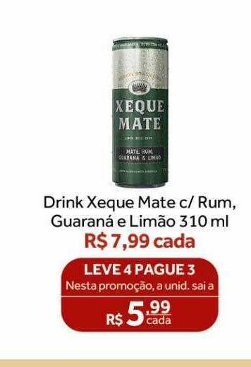 Verdemar - Você quer novidade para o carnaval,@? Agora, você encontra a  bebida que já é sensação do verão, Xeque Mate, feita à base de Rum e Mate,  em todas as nossas