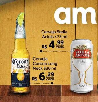 Verdemar Supermercado Cerveja stella artois cerveja corona long neck oferta