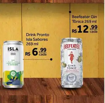 Verdemar Supermercado Drink pronto isla sabores beefeater gin tônica oferta