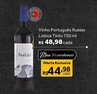 Verdemar Supermercado Vinho português ruelas lisboa tinto oferta