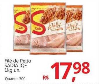 Supermercados Koch Filé de peito sadia iqf oferta