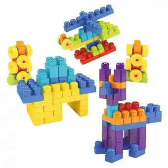 Blocos de montar super caixa 120 peças dismat - mk170