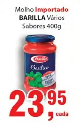 Supermercados Mundial Molho Importado Barilla 400g oferta