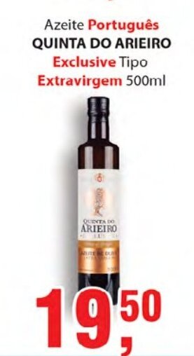 Supermercados Mundial Azeite Portugues Quinta Do Arieiro Exclusive tipo Extravirgem 500ml oferta