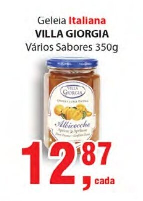Supermercados Mundial Geleia Italiana Villa Giorgia 350g oferta