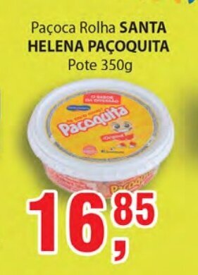 Supermercados Mundial Santa Helena Pacoquita 350g oferta