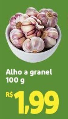 Extra Supermercado Alho a granel 100g oferta
