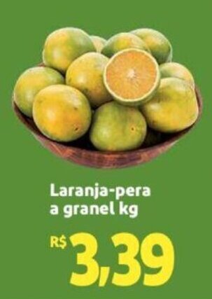 Extra Supermercado Laranja Pera a granel 1kg oferta