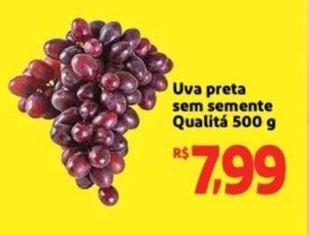 Uva Preta sem semente Qualita 500g