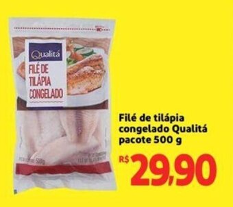 Extra Supermercado File de Tilapia congelado Qualita pacote 500g oferta