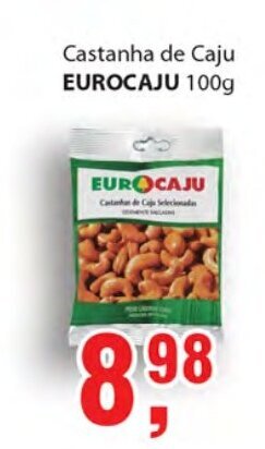 Castanha de Caju Eurocaju 100g