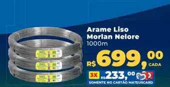 Mix Mateus Arame Liso morlan Nelore 1000m oferta