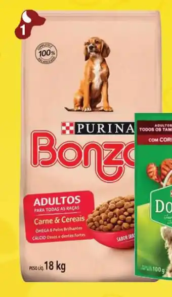 Racao Bonzo Carne & Cereiasa 18kg un