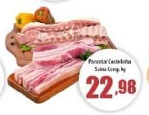 Panceta/ Costelinha Suina Cong. 1kg
