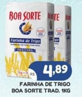 Farinha de Trigo Boa Sorte Trad. 1kg