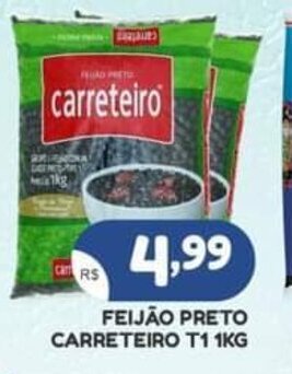 Feijao Preto Carreteiro t1 1kg