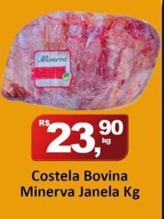 Costela Bovina Minerva Janela 1kg