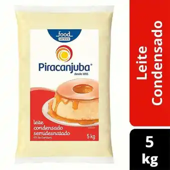 Atacadão Leite condensado semidesnatado bag 5kg - piracanjuba oferta
