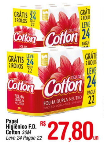 Fort Atacadista Papel Higiénico F.D Cotton 30m oferta