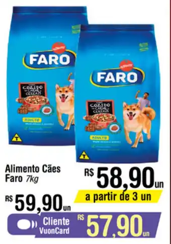 Fort Atacadista Alimento Caes Faro 7kg oferta