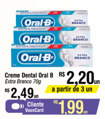 Fort Atacadista Creme Dental Oral B 70g oferta