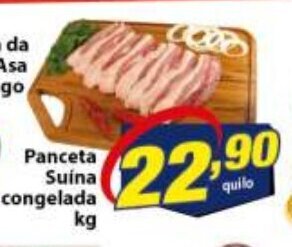Vencedor Atacadista Panceta Suina Congelada 1kg oferta