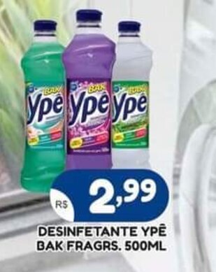 desinfetante Ype Bak Frag. 500ml