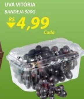 Assaí Atacadista Uva Vitoria bandeja 500g oferta