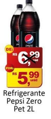 Refrigerante Pepsi Zero pet 2L