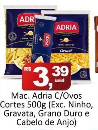 Rede Krill Mac. Adria c/ ovos Cortes 500g oferta