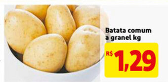 Mercado Extra Batata comum a granel 1kg oferta