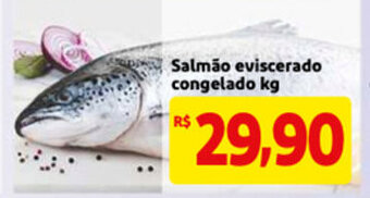 Mercado Extra Salmao Eviscerado congelado 1kg oferta