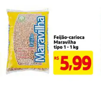 Mercado Extra Feijao Carioca Maravilha Tipo 1 1kg oferta