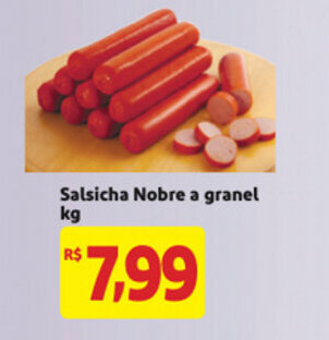 Mercado Extra Salsicha Nobre a granel 1kg oferta