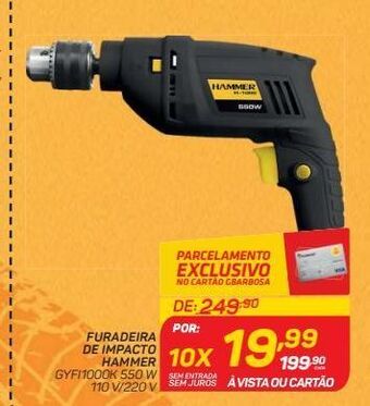 GBarbosa Furadeira de impacto hammer oferta