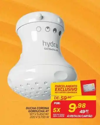GBarbosa Ducha corona gorducha 4t 220 v 5.700 w oferta